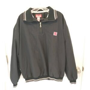 Coca Cola Workers Jacket. Men's Large. Black.